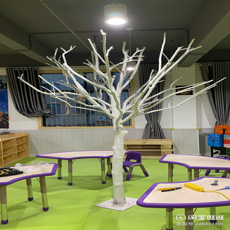 枯树造型歪脖子树挂牌许愿树杈软装干树枝漫咖啡树舞台道具树定制