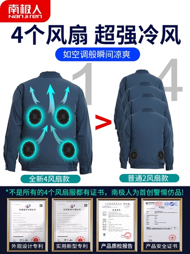 Заряжено 1 раз в течение 2 дней] 36 В сильный костюм вентилятора ветра