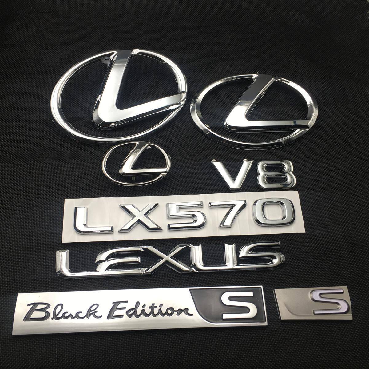 适用雷克萨斯lx570字母标车标 雷克萨斯方向盘标尾门标志凌志车标