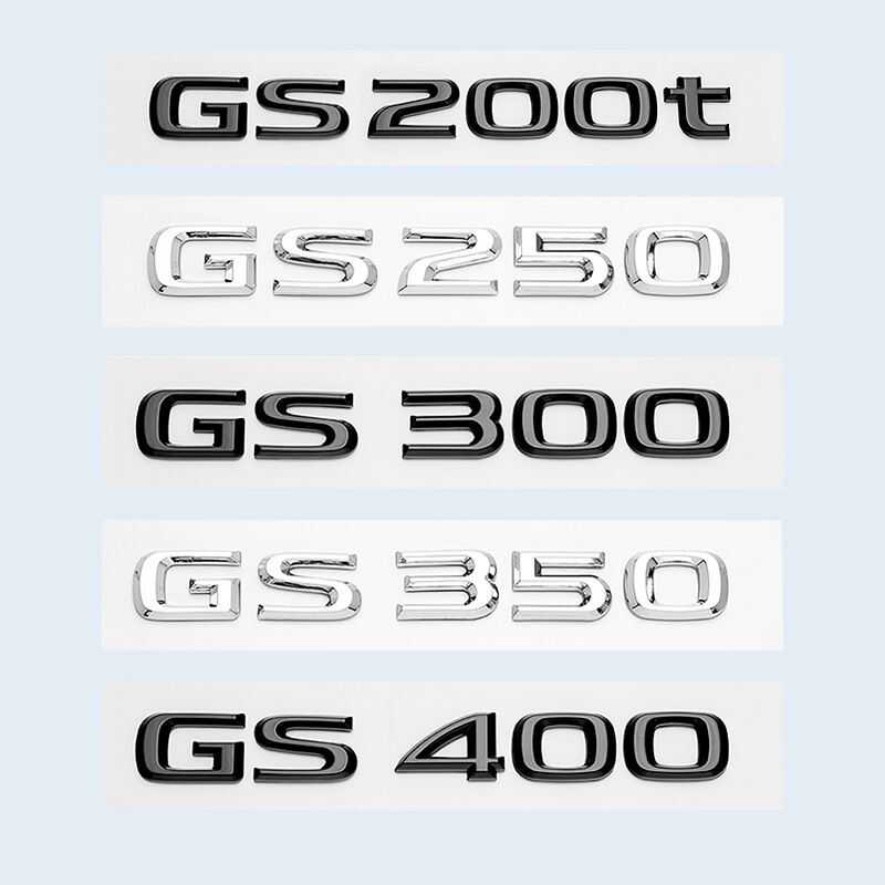 雷克萨斯凌志GS300GS350排量尾标