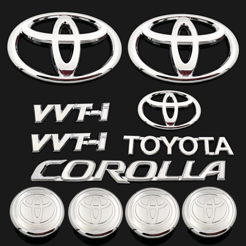 适用天津一汽丰田威乐威姿威志改装威驰VIOS字标贴GL-I前后车标志