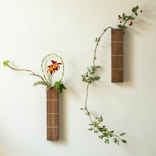 高级轻奢INS风壁挂花器插花花艺花瓶客厅电视背景墙装饰挂件