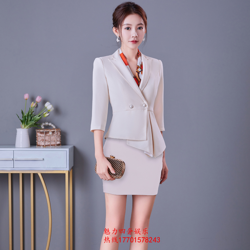 dj商务足浴服务员dj工作服夜总会