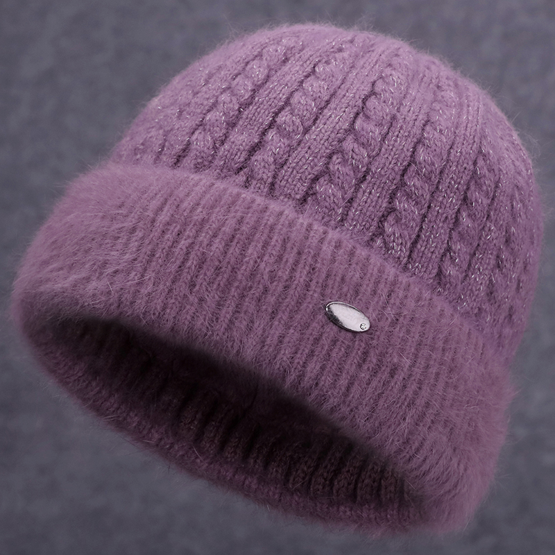 老人帽子女奶奶冬季加绒保暖