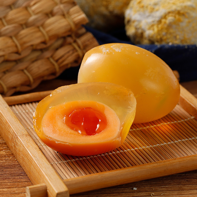 四川广安特产黄心皮蛋灰包蛋黄色溏心松花鸭皮蛋30枚装无铅工艺