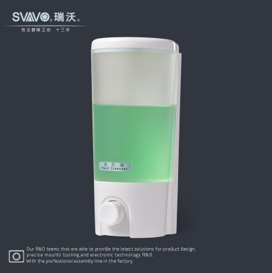 免打孔瑞沃手动皂液器挂壁式洗手间手动按压皂液器酒店宾馆V-9101