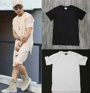 SHIRT 高街潮牌褶皱短袖 MEN T恤 WEST BIKER KANYE RBBONE TYGA
