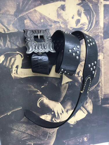 美式复古风意大利皮带