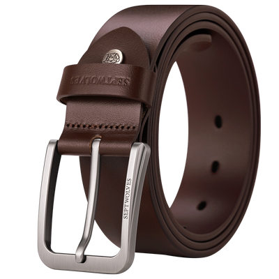 七匹狼休闲皮带男士新款牛皮腰带