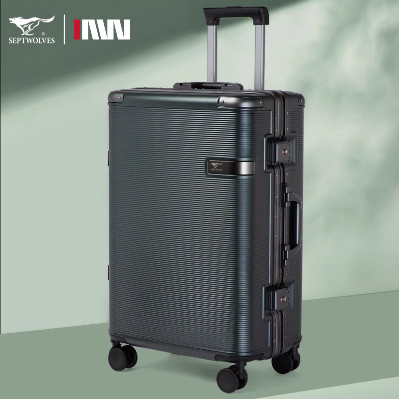 铝框万向轮行李箱24寸拉杆箱男生