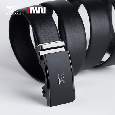 七匹狼皮带男士真皮高档头层牛皮