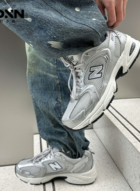 New Balance/NB 官方正品白银透气情侣男女老爹鞋530