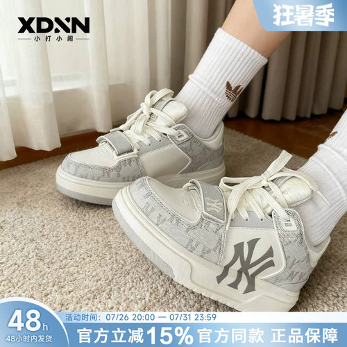 复古运动鞋MLB增高系带防滑耐磨