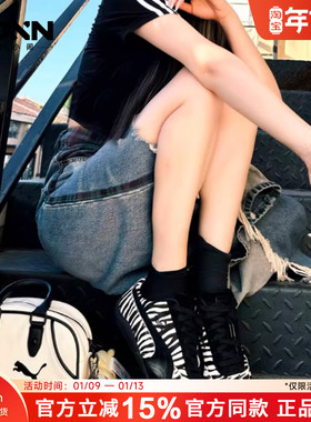 PUMA彪马Speedcat Zebra Wns舒服百搭耐磨低帮通勤男女拼色休闲鞋