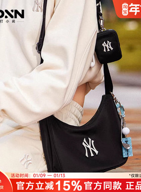 MLB 正品25秋季新款男女情侣轻便手提包通勤腋下包女斜挎包CRB04