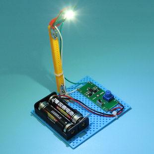 调亮度台灯 科学小发明 学生手工制作 实验模型益智玩具 stem课程