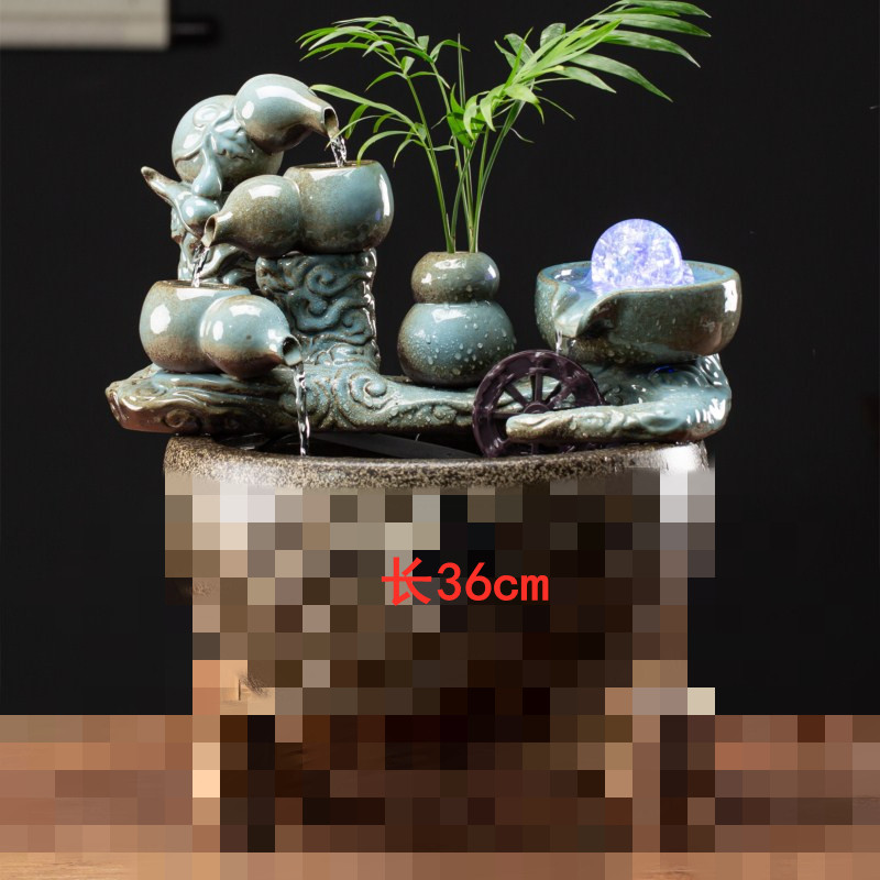 流水配件陶瓷水景喷泉