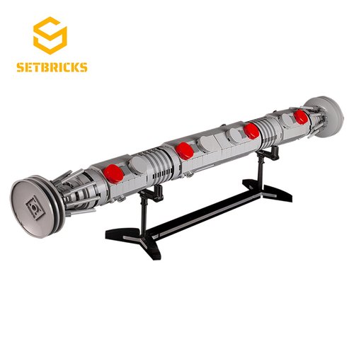SETbricks星球大战西斯君主光剑剑柄小颗粒拼装积木益智玩具