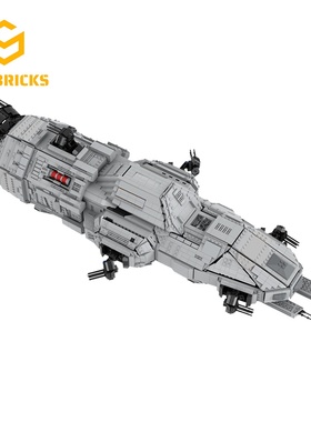SETbricks星际飞船苍穹浩瀚飞船载具模型小颗粒拼装积木益智玩具