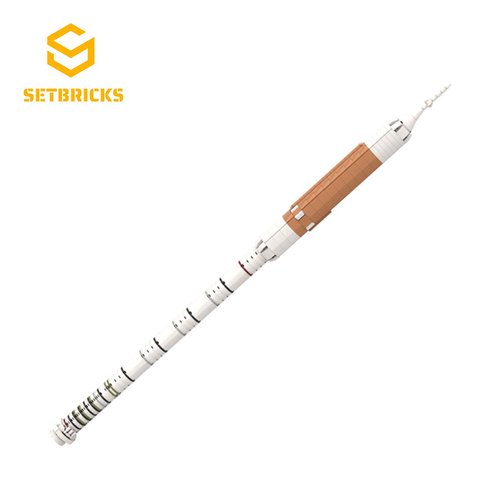 SETbricks太空航天火箭战神1号模型摆件小颗粒拼装积木益智玩具