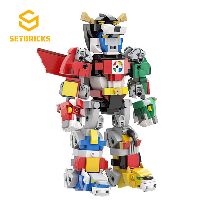 SETbricks战神百兽王高莱恩机器人机甲小颗粒拼装积木益智玩具