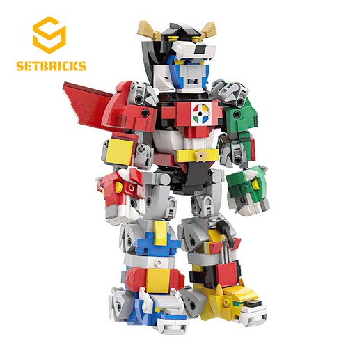 SETbricks战神百兽王高莱恩机器人机甲小颗粒拼装积木益智玩具