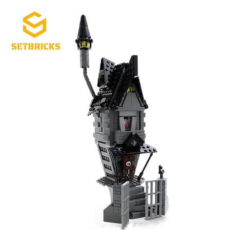 SETbricks节日建筑万圣节圣诞惊魂夜房子小颗粒拼装积木益智玩具