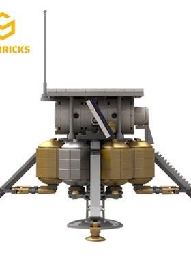 SETbricks太空航天拟建月球殖民基地模型小颗粒拼装积木益智玩具