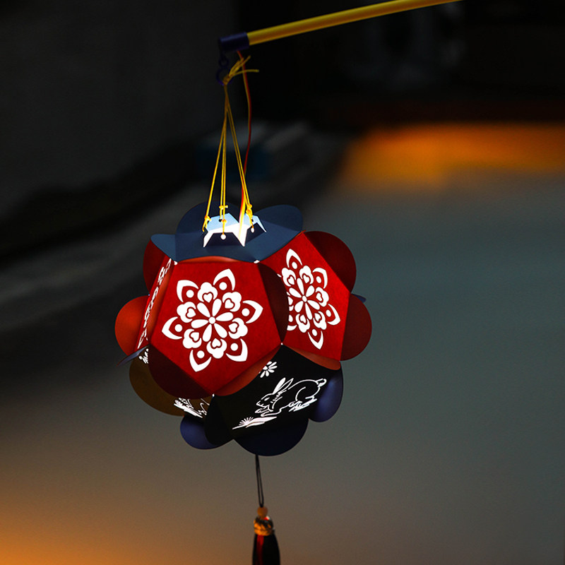 新款古风无骨花灯非遗手工材料春节元宵庆亲子美术教育中秋包邮
