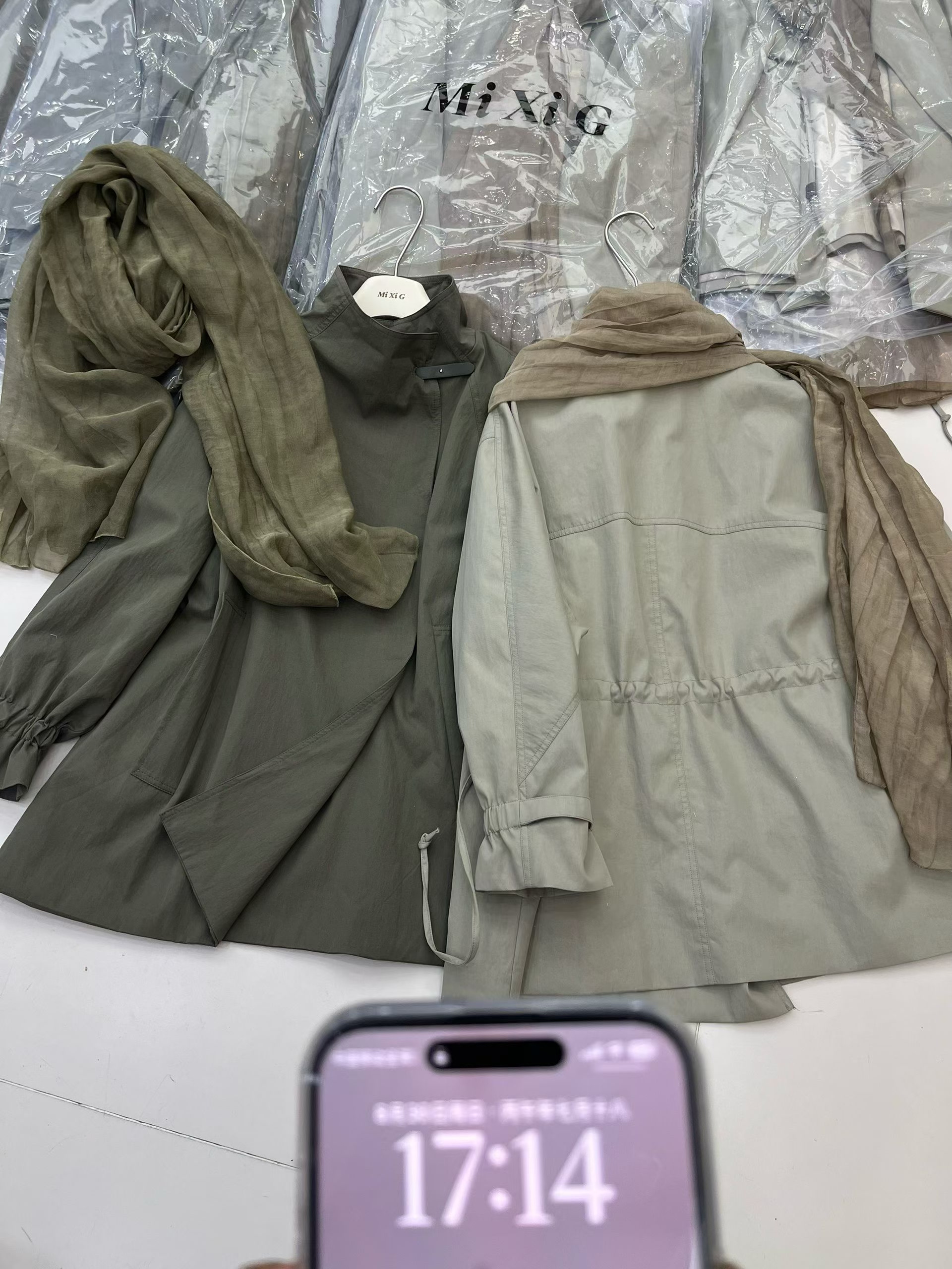 MXG正品秋季新款韩版宽松显瘦百搭休闲中长款外套女