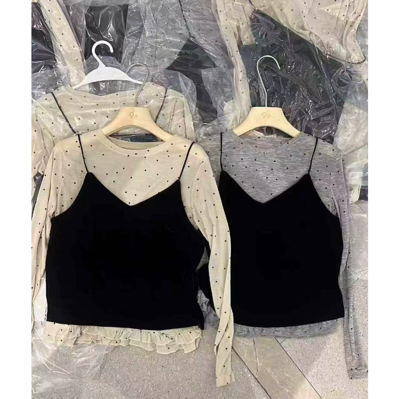 艾米缇原版正品秋季新款时尚百搭修身显瘦两件套超洋气上衣