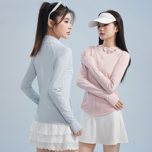 2026夏季粉色冰丝防晒服女户外防紫外线薄款修身显瘦防晒衣外套