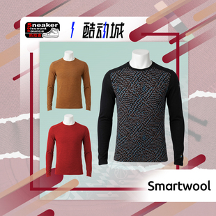 户外排汗抗菌保暖长袖 Merino美利奴羊毛拉链领长袖 Smartwool