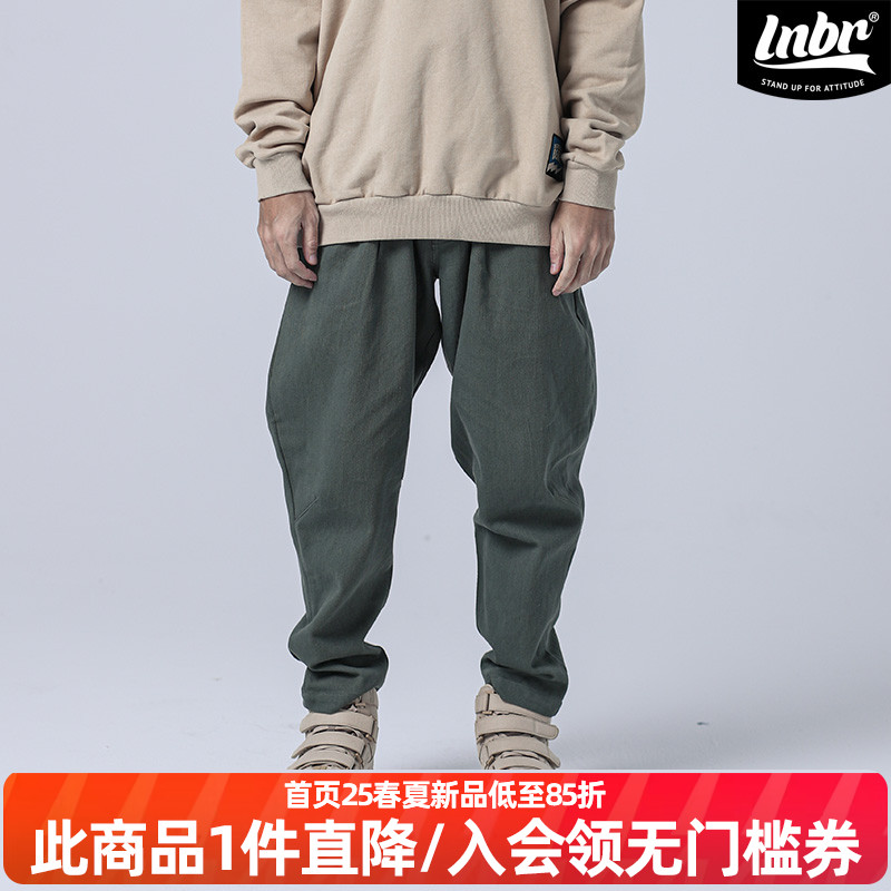 lnbr长休闲潮流休闲裤宽松