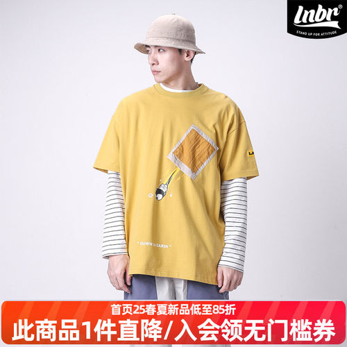 lnbr熊電夏新款趣味趣味小熊印花