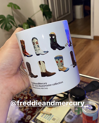 freddi陶瓷韩式潮流牛仔靴手枪图