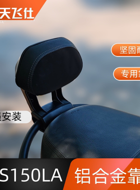 天飞仕适用于本田大拉NS150LA铝合金专用后靠背防水加厚靠背