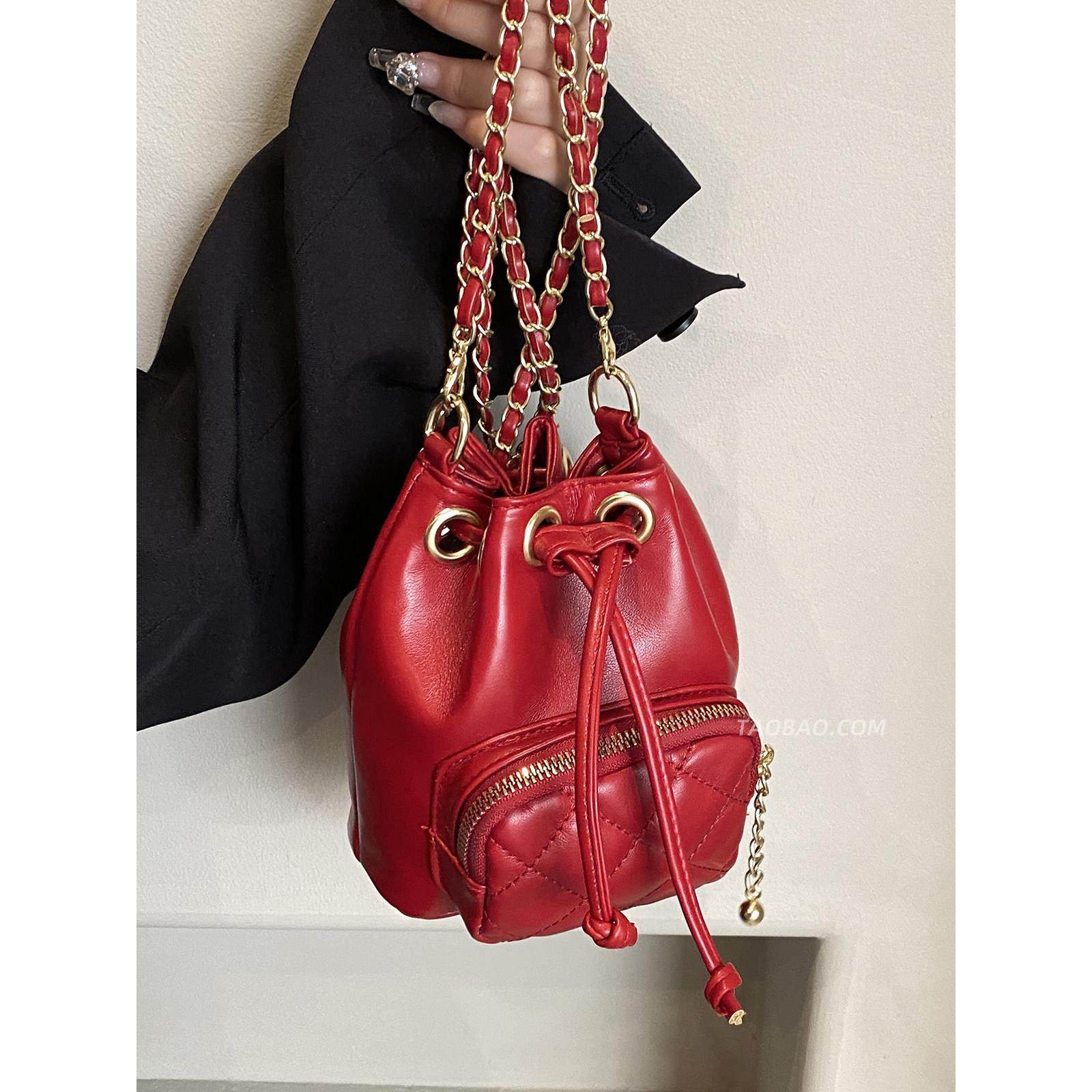 精致超火小包包女2026新款迷你百搭链条斜挎包时尚流行爆款水桶包,箱包皮具/热销女包/男包,水桶包,淘宝优惠券,粉丝福利购,淘宝优惠卷