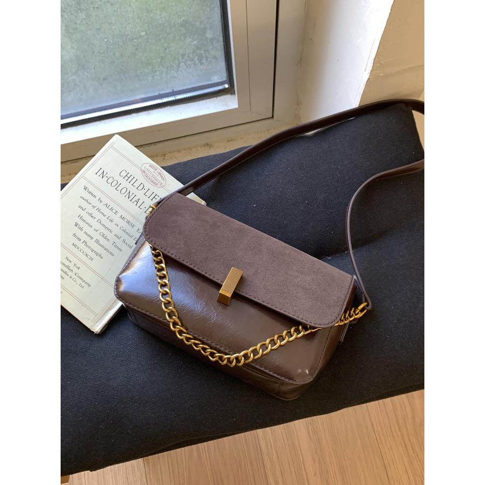 美拉德时尚小方包包女2025新款简约百搭腋下法棍包通勤单肩斜挎包,箱包皮具/热销女包/男包,小方包,淘宝优惠券,粉丝福利购,淘宝优惠卷