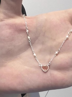 珍珠项链女款轻奢小众锁骨链2025新款爆款情人节生日礼物送女友