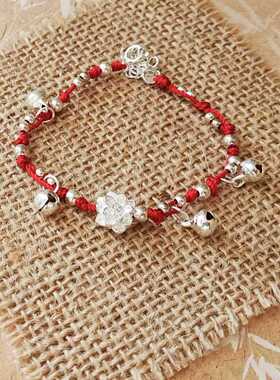 2024新款铃铛莲花手链清冷风