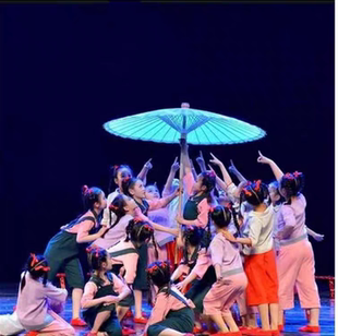 弄堂记忆舞蹈服儿童演出表演服道具凳子小板凳大伞小荷风采澎湖湾