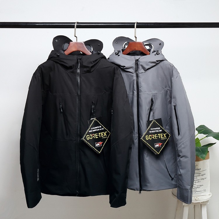 男士户外羽绒服YKK拉链GORE-TEX防水面料连帽风镜滑雪服机车男款|msdalam kategori Pakaian Lelaki, Down - dari Buy2taobao.com untuk memberikan perkhidmatan ejen Taobao profesional membeli