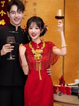 新中式旗袍敬酒服新娘高级感酒红色小个子订婚结婚礼服显白回门服