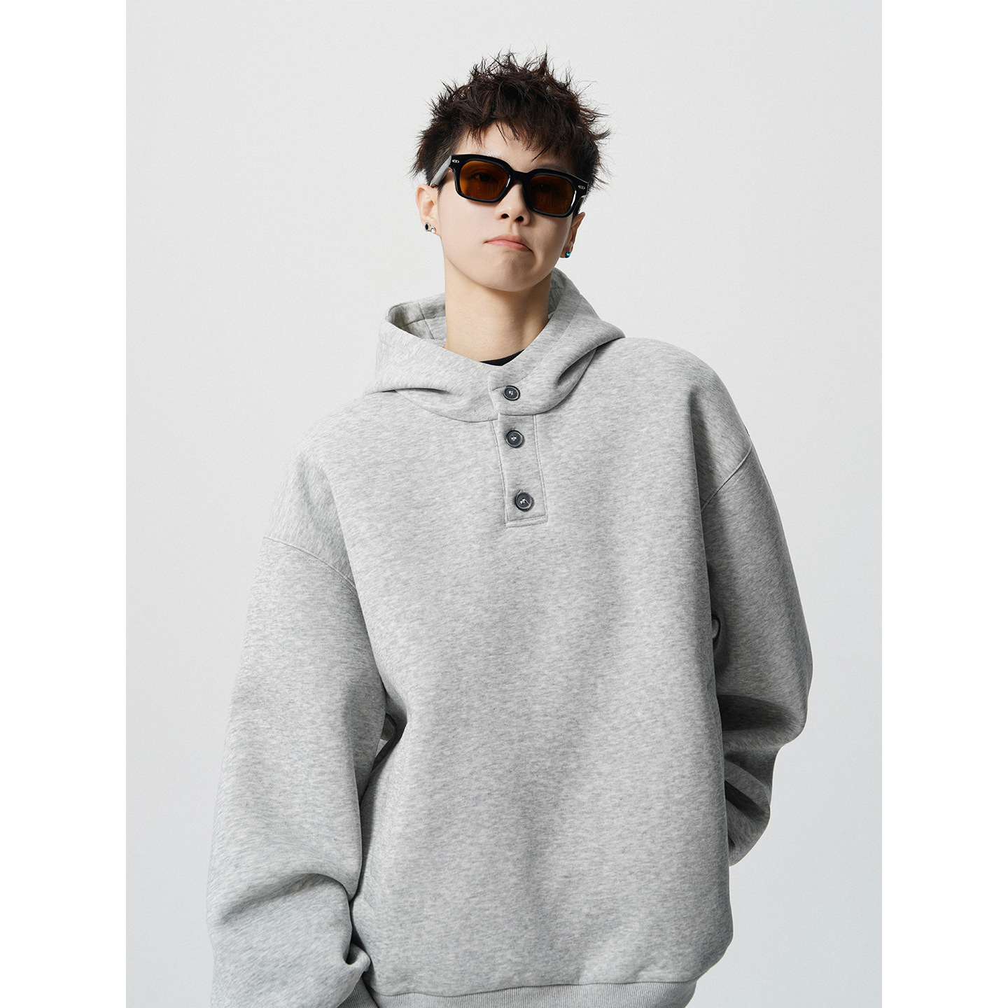 宅男社2025秋冬新款男士潮牌设计感卫衣男美式重磅宽松青少年