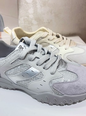 COMELY康莉厚底德训鞋2025春专柜正品透气网面运动阿甘鞋KMT51322