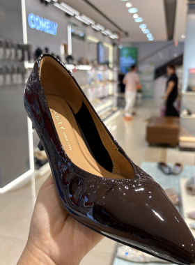 专柜正品COMELY康莉2026春新款尖头浅口细高跟气质女单鞋KYQ61035