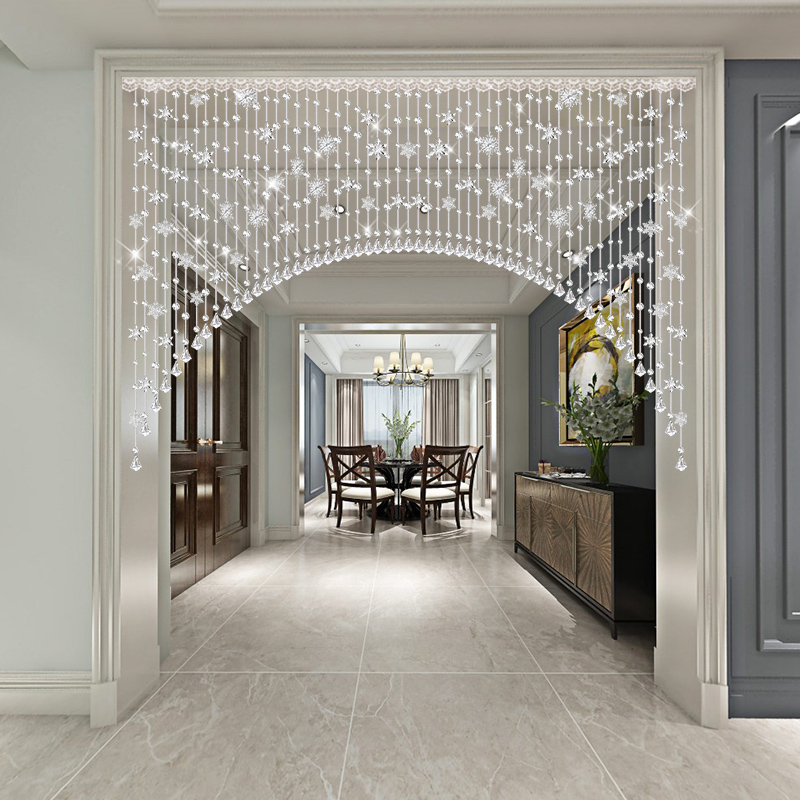 珠簾門簾浪漫裝飾房門串珠掛簾子