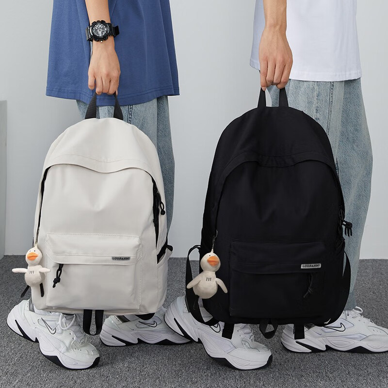 背包男书包初中女双肩包潮牌大容量高中大学生休闲运动电脑包15.6