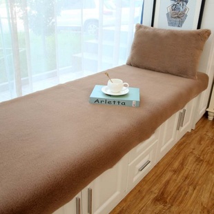 房客布置撸猫感少女ins客厅床边收纳柜毛垫书架毛垫书房长条冬季